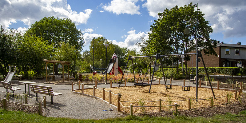 Lekplatsen i Neptuniparken