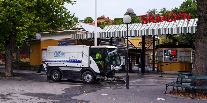 Sopning på Skansen